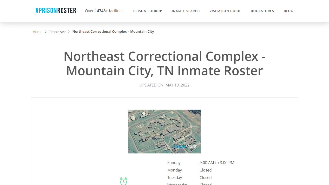 Northeast Correctional Complex - Mountain City, TN Inmate ...